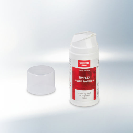 SIMPLEX model isolation Separating agent for 3D printed models