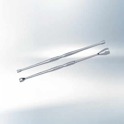 Metrical scoops Portioning instrument for porcelain