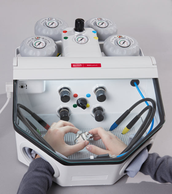 Basic quattro IS Fine sandblasting unit