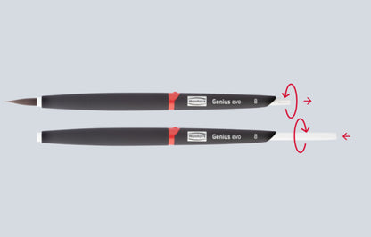 Genius evo Ceramic brush - Bionic hair