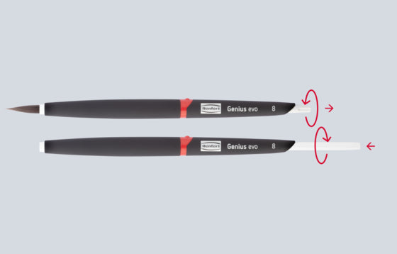 Genius evo Ceramic brush - Bionic hair