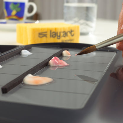 lay:art crystal aqua Mixing Tray