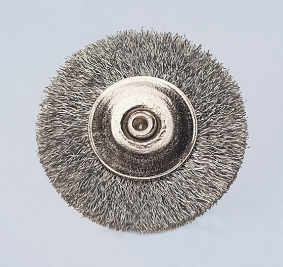 Silver wire brush mounted Polishing brush