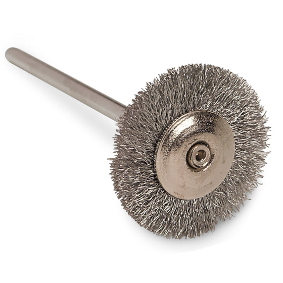 Silver wire brush mounted Polishing brush