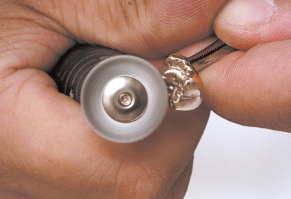 Silver wire brush mounted Polishing brush