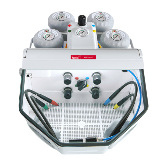 Basic quattro IS Fine sandblasting unit