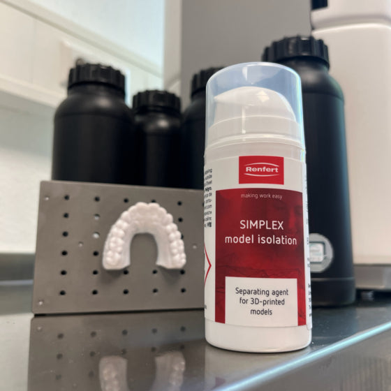 SIMPLEX model isolation Separating agent for 3D printed models